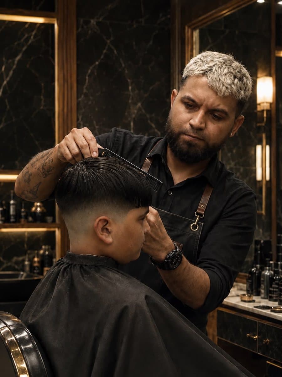 Victor, barber at Island Fades Elite in Aruba