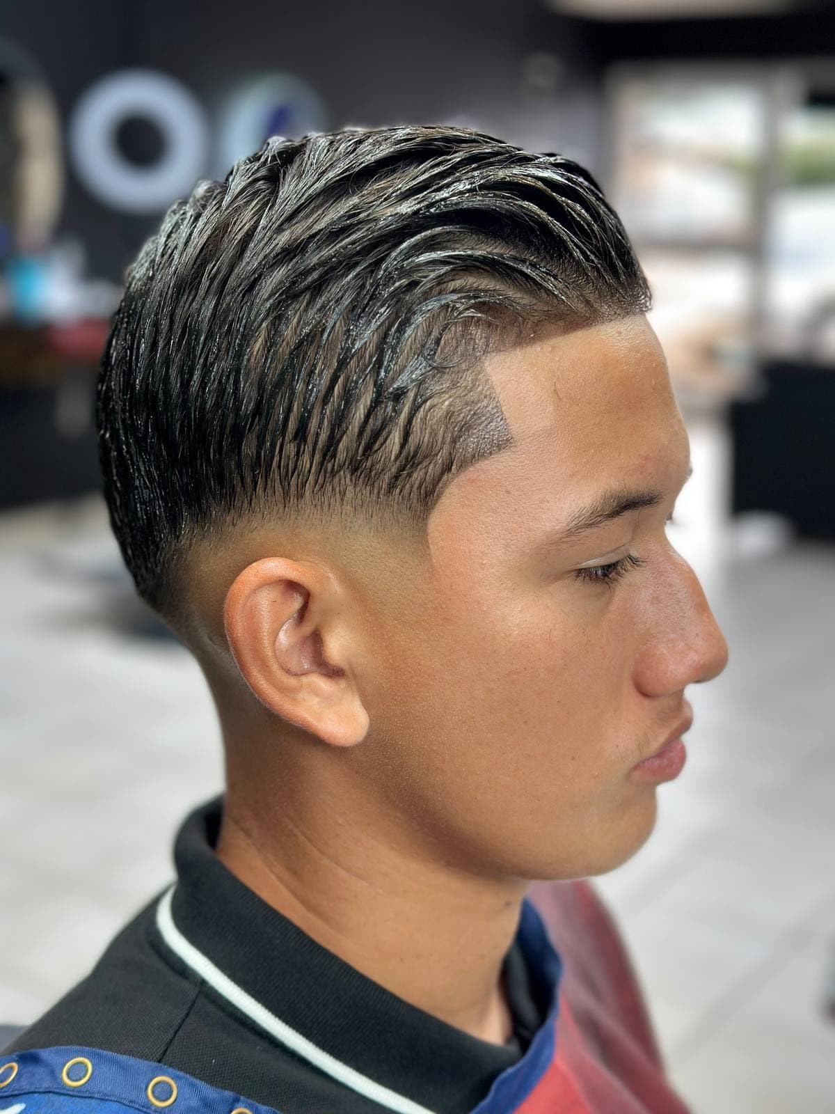 Haircut and fade work at Island Fades Elite barbershop in Aruba