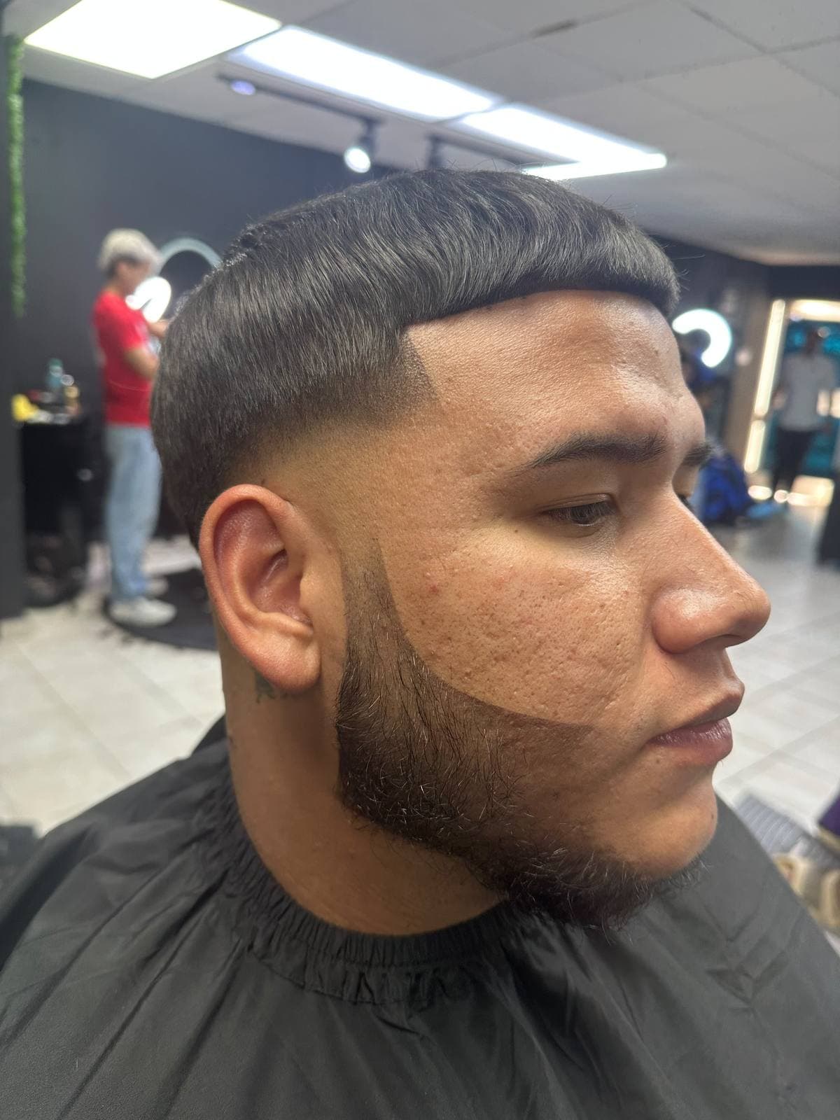 Haircut and fade work at Island Fades Elite barbershop in Aruba